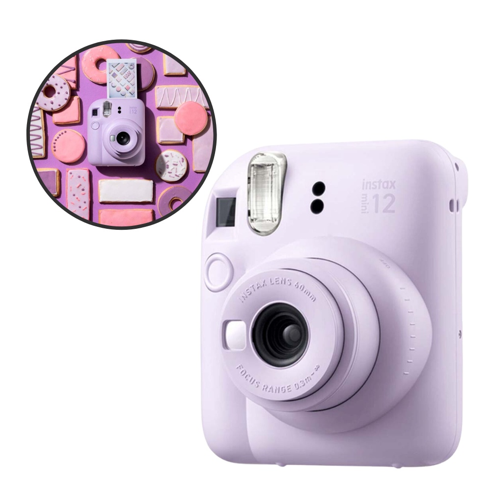 Câmera instantânea Fujifilm Instax Mini 12 lilás
