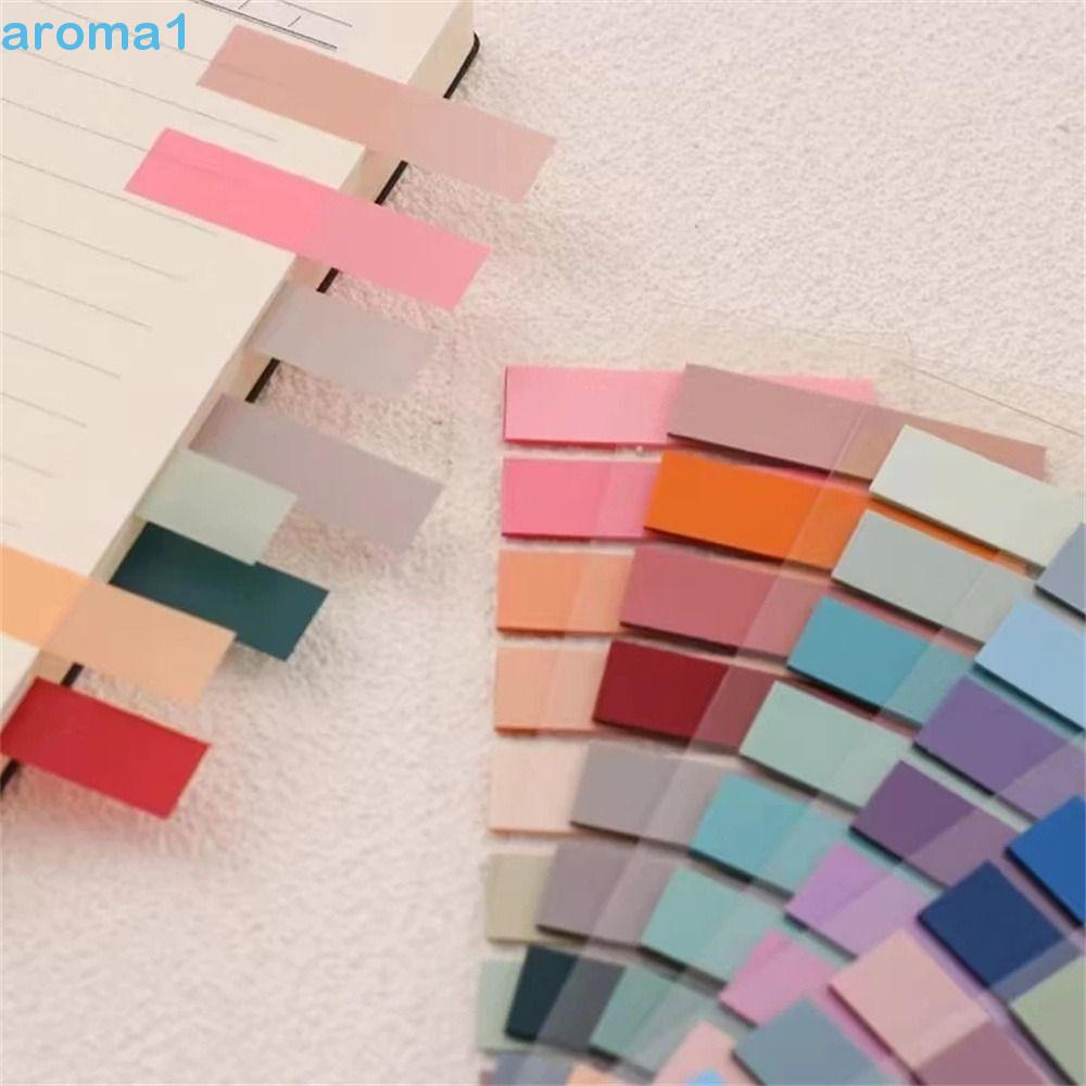 AROMA1 Memo Pad 200 Folhas Separadores Do Índice Morandi Notas Adesivas Planeador De Adesivos Bookmark