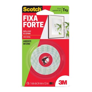 Fita dupla face espuma banana 24mmx1,5m 3M