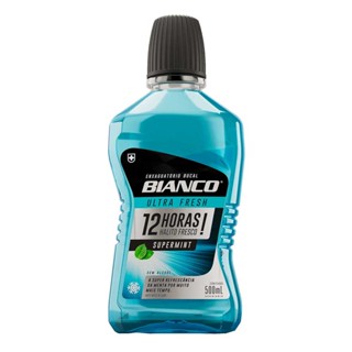 Solução Bucal Bianco Ultra Fresh Supermint Sem Álcool 500ml