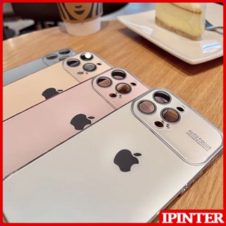 Luxo Anti-Impressão Digital AG Capa Acrílica Mate Premium Para IPhone 15 14 13 12 11 Pro Max 14 15 Plus Protetora Câmera Matte Back
