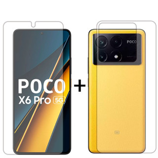 Pelicula Hidrogel Frente e Verso Para Poco X6 Pro