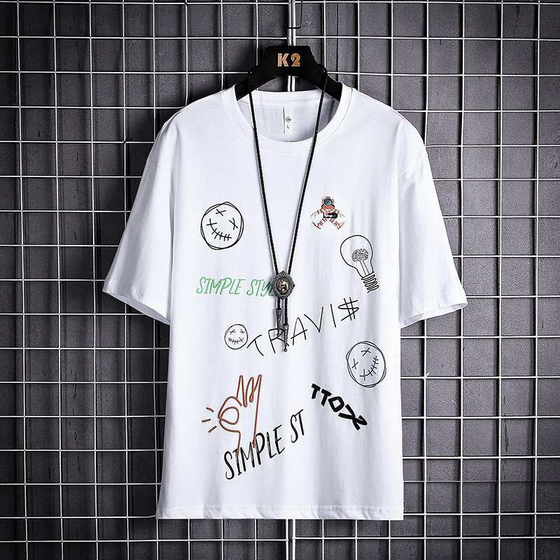 Camiseta Oversized Camisa Travis Estilo Streetwear Skatista Moda Unissex