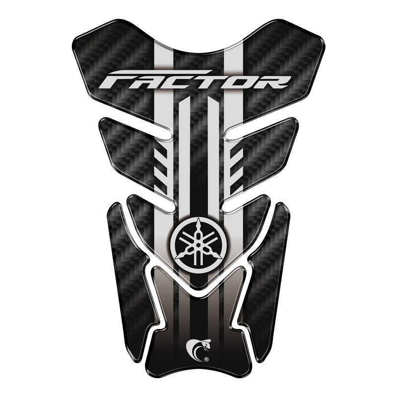 Adesivo Protetor Tanque Resinado Moto Yamanha Factor PRETO