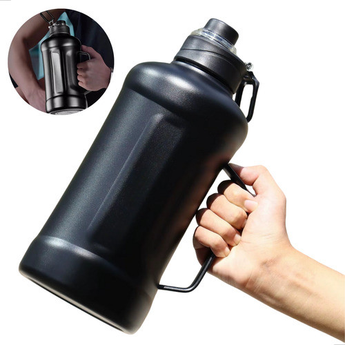Garrafa Térmica Inox 2L Isolamento Duplo Vácuo Alça Academia Esportes