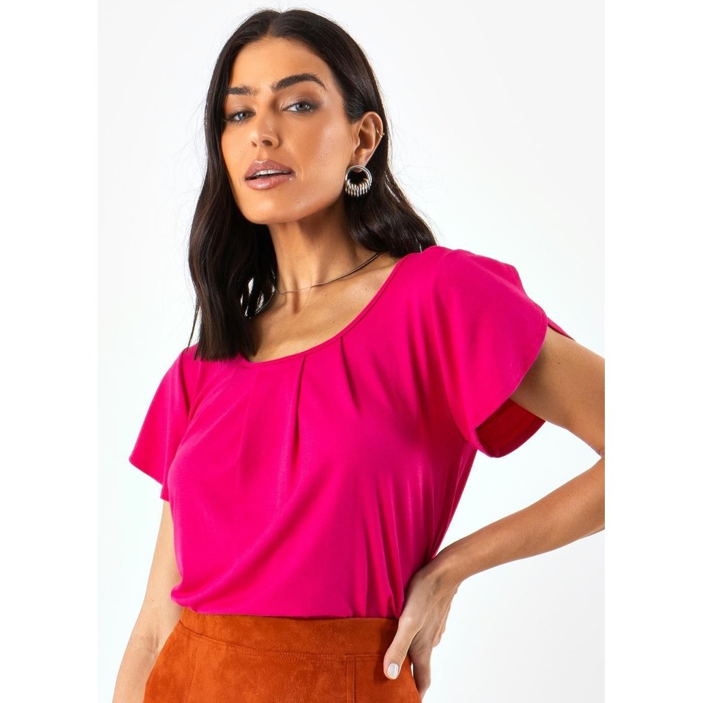 Blusa Em Malha De Viscose Quintess
