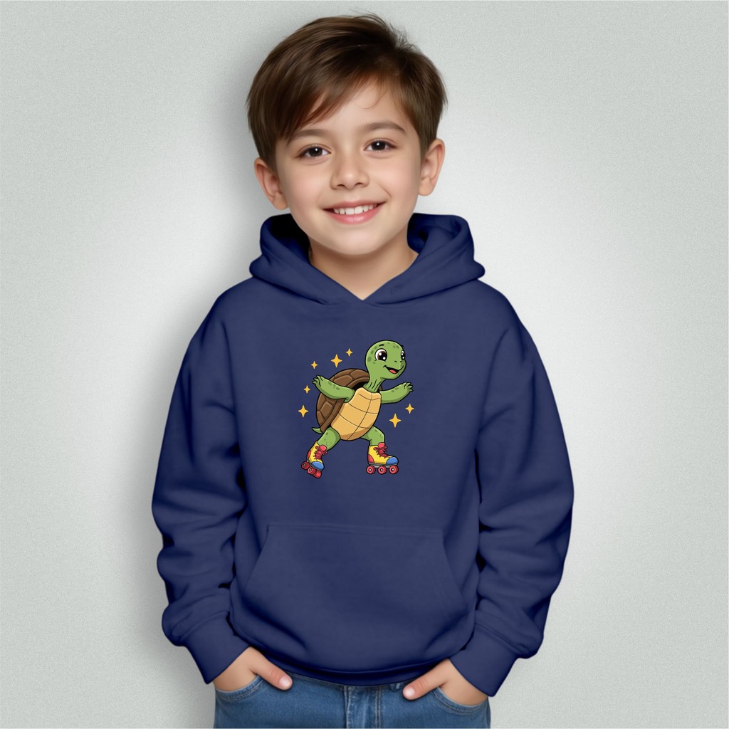 Moletom Infantil Bolso Canguru Capuz Menino Menina Tarturaga Patinadora Desenho Envio Hoje