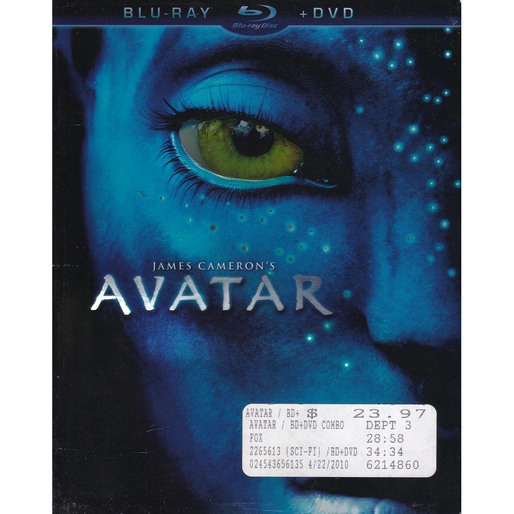 BLU-RAY +  DVD AVATAR IMPORTADO [03]