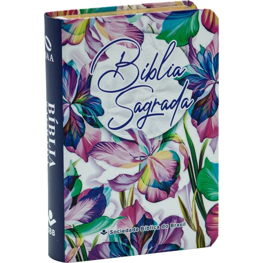 Bíblia Sagrada NAA | Edição de Bolso | Capa Semiflexível Flores 1