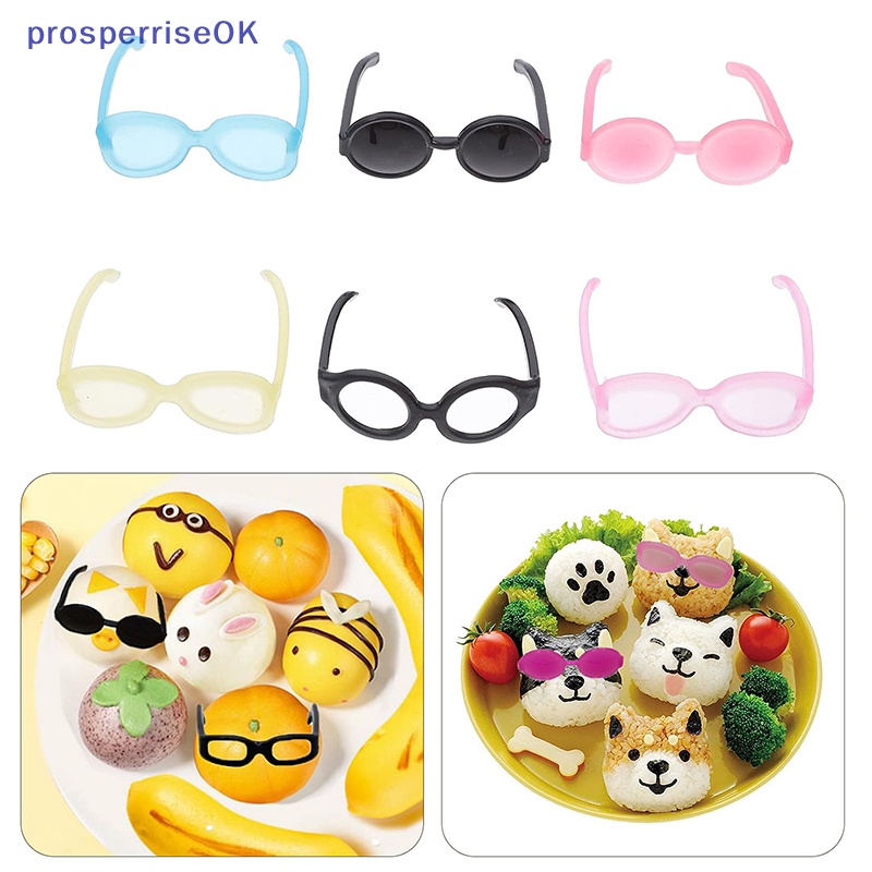 [newpros] 4/8/16Pcs Bento Ferramentas De Decoração Almoço Box Caixa De Óculos Para Alimentos Headwear Buffet Sanduíche Decoration [pubr]