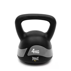 Kettlebell 4kg Everlast Revestido Pvc De Alta Resistência