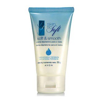 Creme Depilatório para o Rosto Soft & Smooth Avon - 30g