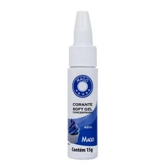 Corante SoftGel - Azul - 15g - Mago - Rizzo Distribuidora