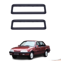 Par De Moldura Maçaneta Internas Preto Monza 1982 A 1996 | Opala 1968 A 1992