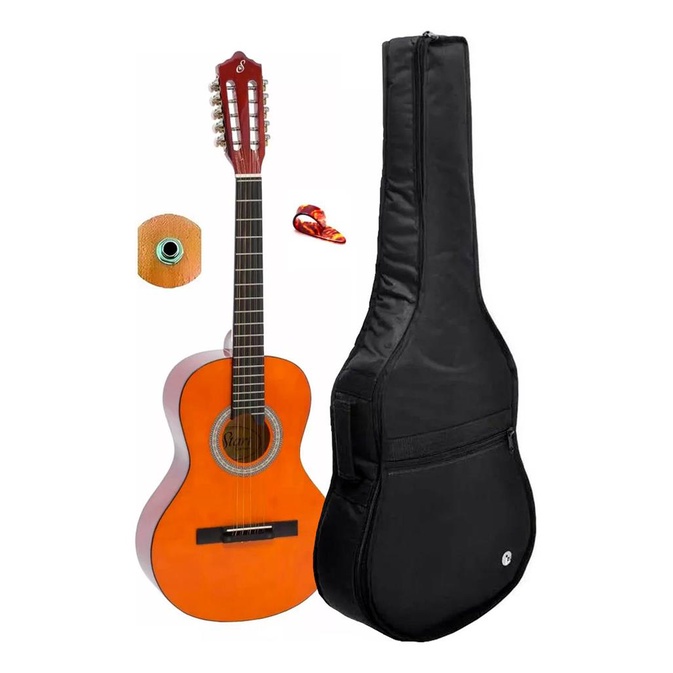 Viola Eletrica Giannini Vs14 N Natural Captador + Capa Luxo