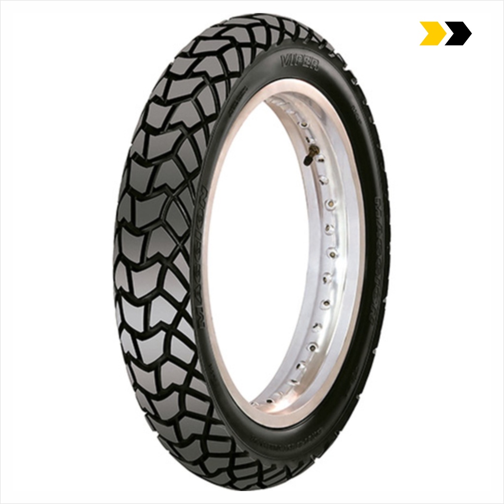 Pneu Traseiro Honda NXR Bros Todas Xre 190 Crosser 150 Maggion Viper 110/90-17 Uso Com Câmara