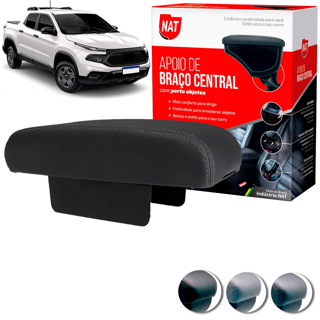 Tampa Apoio de Braço Encosto Toro 2022 Até 2024 Couro em Oferta na Shopee