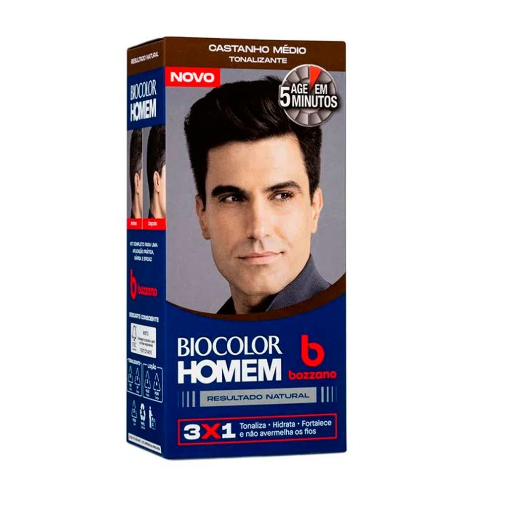 Biocolor Homem Castanho Médio