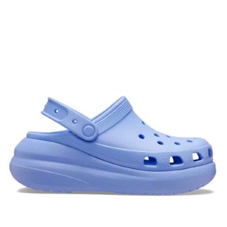 Sandália Crocs Classic Crush Clog Lilas conforto macio amortecimento resistente respirabilidade