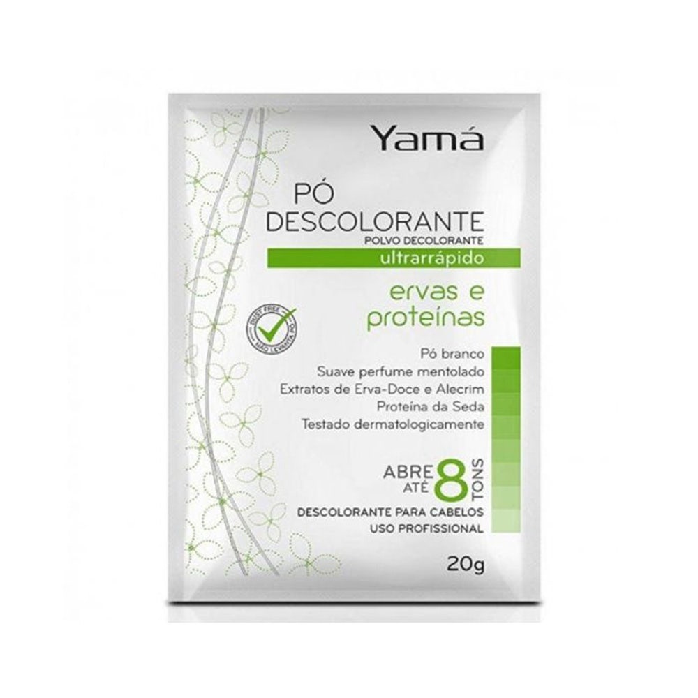 Pó Descolorante Yamá Dust Free 20g em Oferta na Shopee