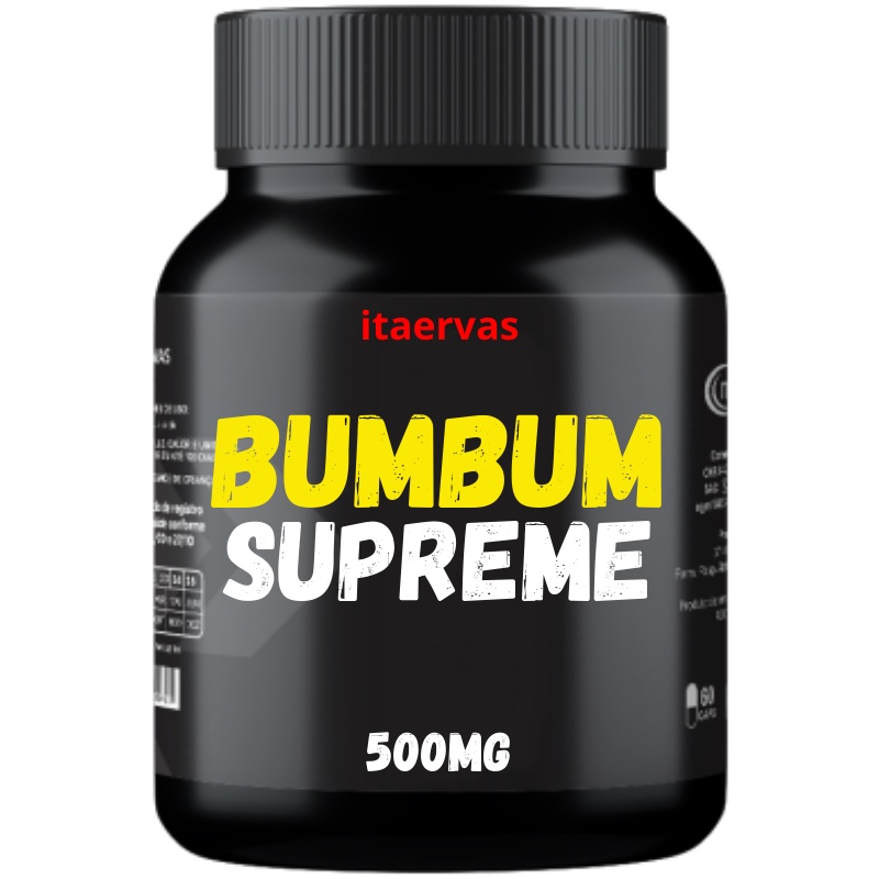 Bumbum Supreme - Aumento de Glúteos 60 Cáps 500mg Hardcore Itaervas