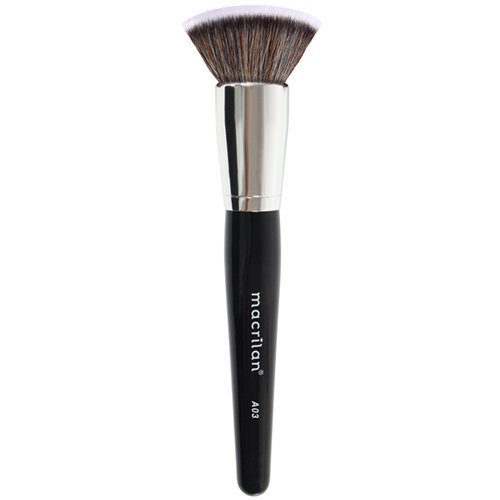 Pincel Profissional Kabuki Reto Linha Max - Macrilan - A03