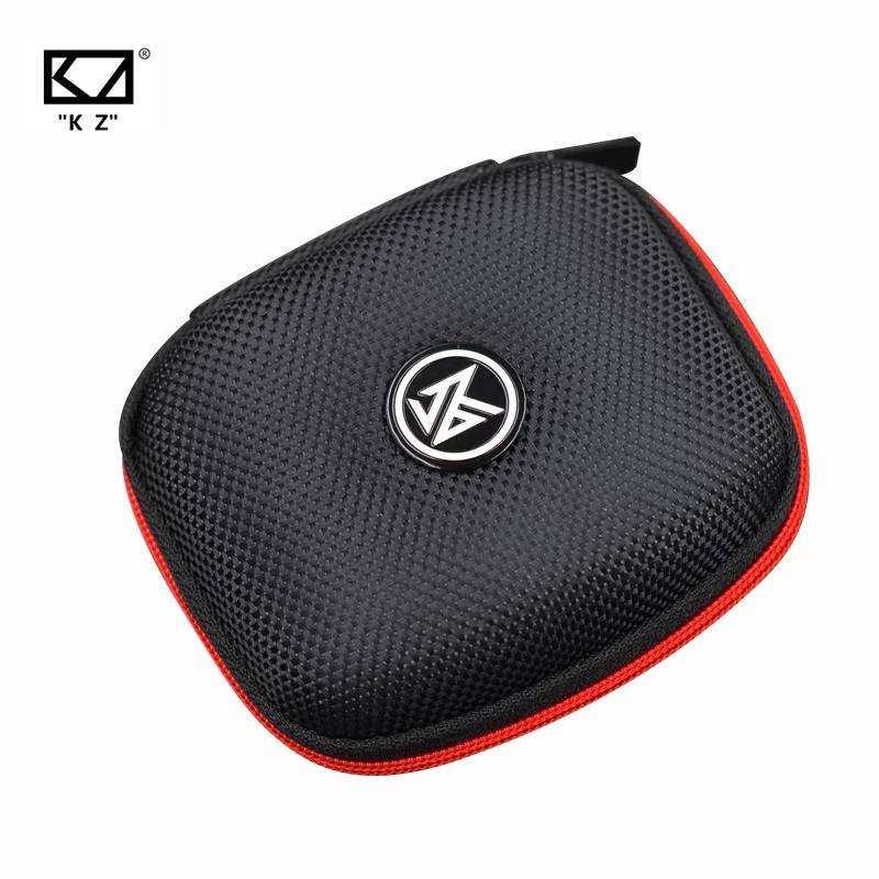 KZ Caixa De Armazenamento Portátil Para Fone De Ouvido Quadrado EVA Com Zíper Estojo & *