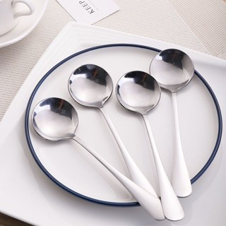 Kit 6 Peças Colher De Sobremesa Aço Inox, Cor Prata e Dourada Faqueiro De Mesa,Com Caixa