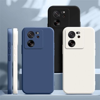Xiaomi 13T Pro Redmi Nota 13 12 Plus A2 Poco X5 Borracha De Silicone Líquido Quadrada À Prova De Choque