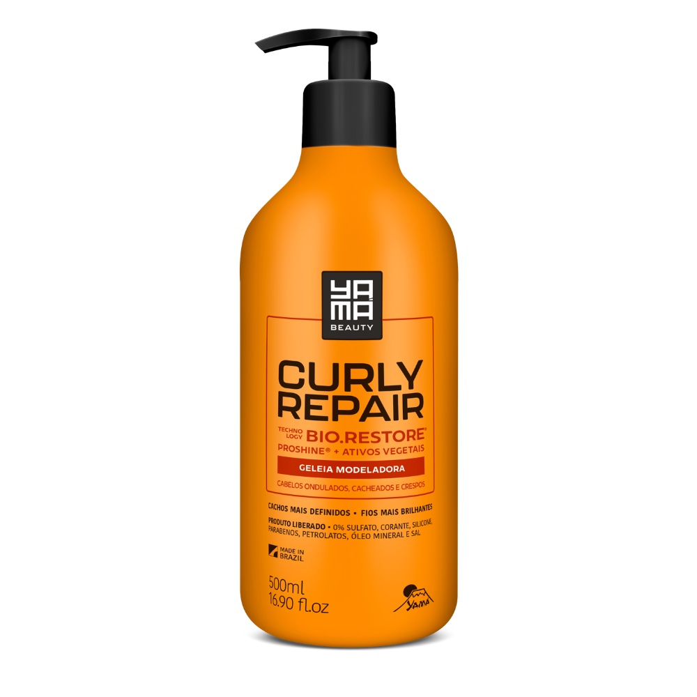 Geleia Modeladora Curly Repair 500ml Yamá em Oferta na Shopee