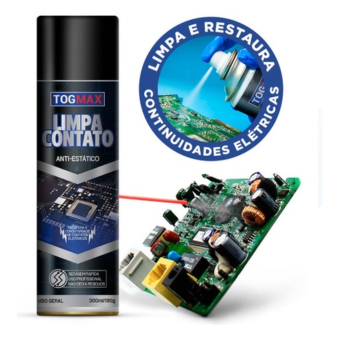 Limpa Contato ideal Para Uso Em Eletronicos Placas Tecnologicas Informatica Lipeza de PCs Notebook
