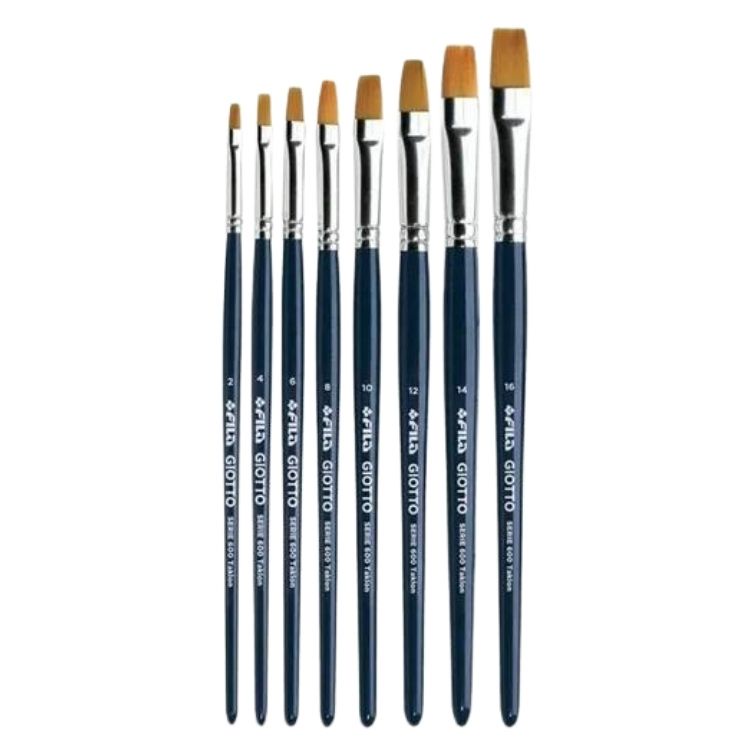Pincel Taklon Chato Ref.600 GIOTTO