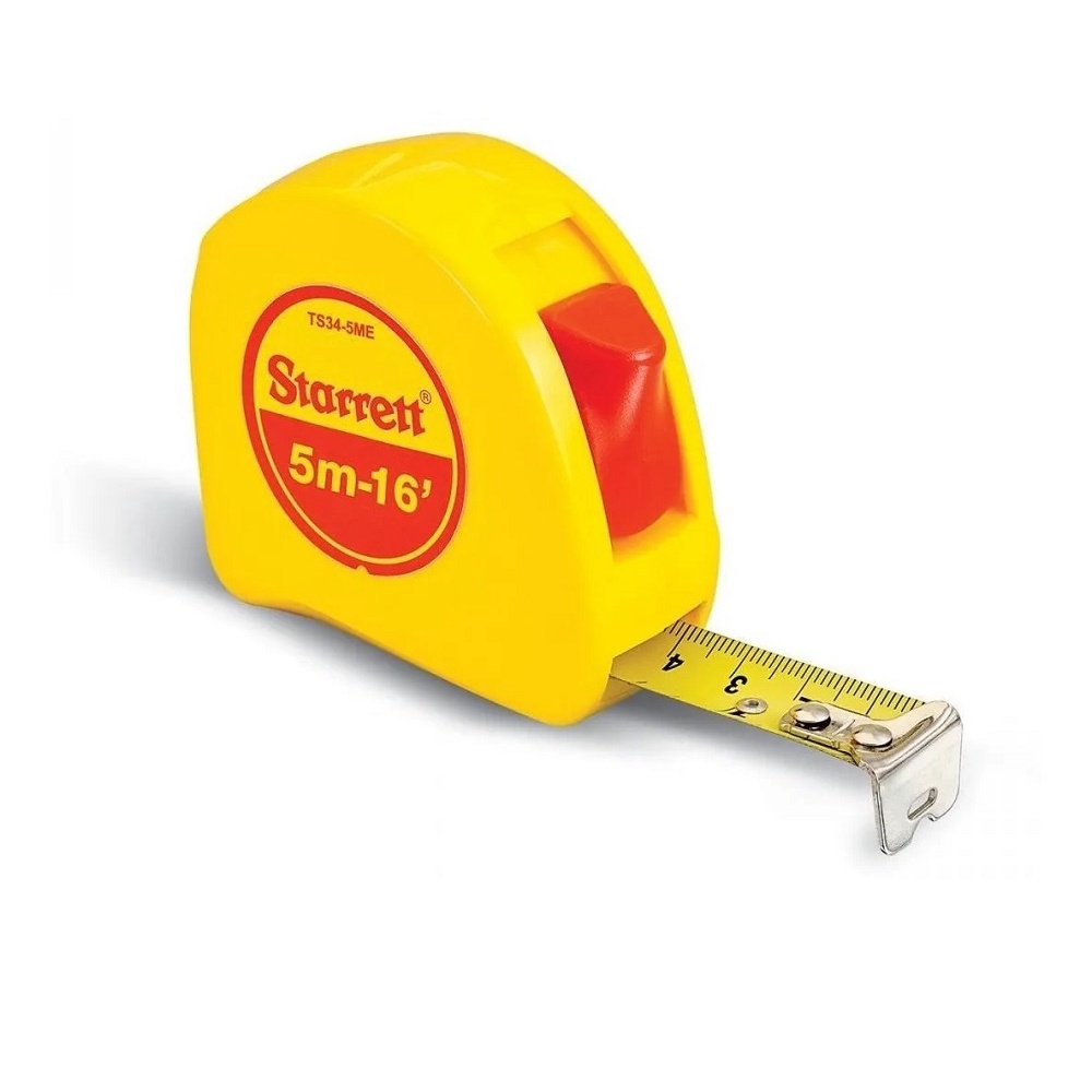 Trena 05 Metros x16mm Aco Com Trava Rapida mm/Pol Starrett em Oferta na Shopee