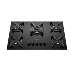 Cooktop Supreme 5 Bocas Automático Mesa de Vidro Mega Chama Bivolt Dako