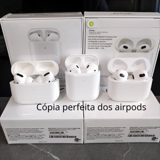 Fones De Ouvido Bluetooth Melhor Versão Da Airpods Pro/2/3 Airoha 1562A chip ANC 1 : 1 Reprodução Avançada Sem Fio Espaço De Áudio + Transparência + Cance Ativo De Ruído