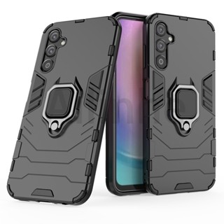 Para Samsung Galaxy A25 A54 A14 A34 5G A24 4G Caixa PC + TPU Suporte Carro Com Armadura De Anéis Proteção À Prova De Choque Capa Telefone