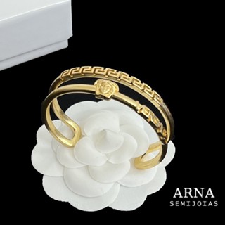 Pulseira Banhada A Ouro Fosco (Medusa) S018