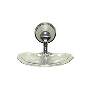 Saboneteira cromada para parede Mondo cristal Aquaplás