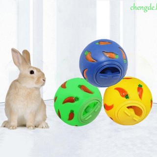 CHENGDEBR Bola De Tratamento Para Coelhos , Interativa Resistente À Mordida Vazamento Gatos Em PVC Durável Chinchilla em Oferta na Shopee