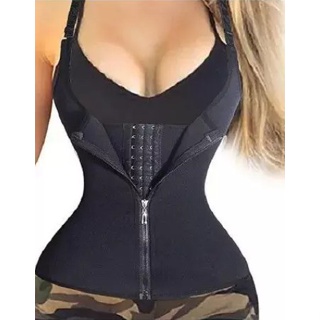 Cinta Modeladora Dupla Ajustável Feminina Alça Reduz e Afina Cintura em Oferta na Shopee