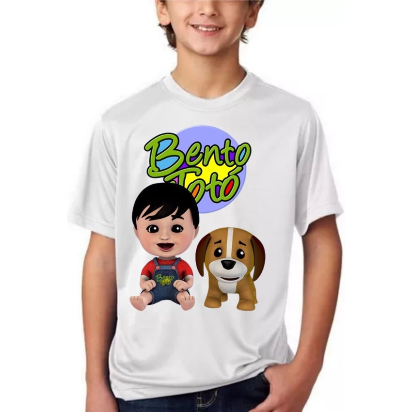 Camiseta Bento E Totó Camisa Do Desenho Amigo Bento E Totó 1