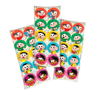 Adesivo Redondo - Turma Da Monica - 30 unidades - FestColor - Rizzo em Oferta na Shopee