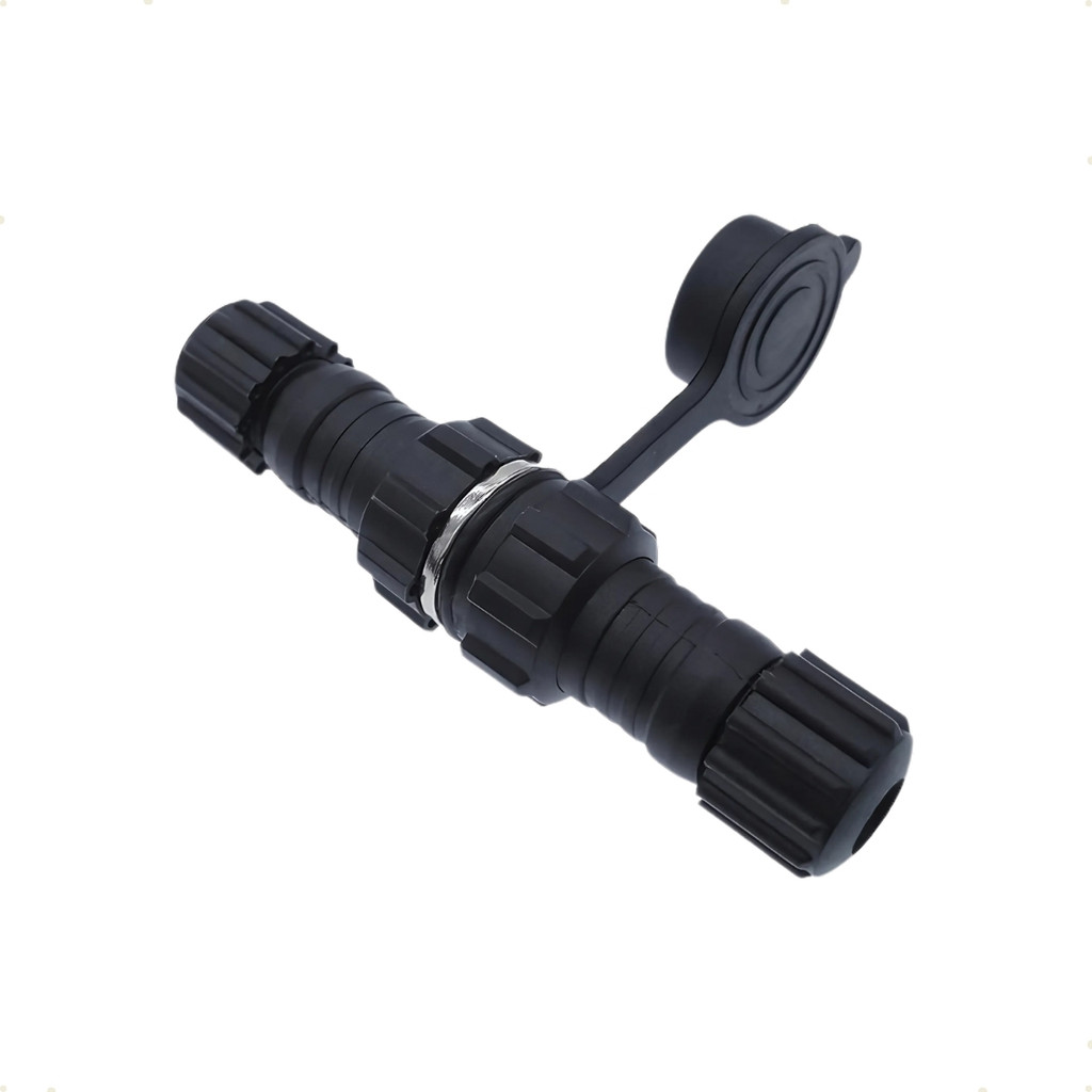 Conector de Emenda Montável Mike GX16 10 Pinos Grau De Proteção IP54