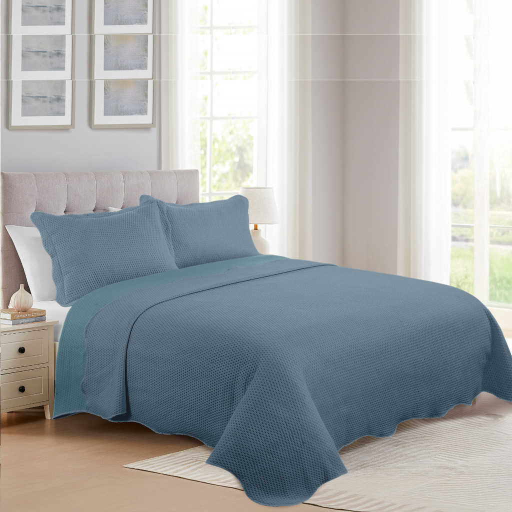 Colcha Cobre Leito Para Cama Queen Lisa 240cm X 260cm - 3 Peças - 400 fios em Oferta na Shopee