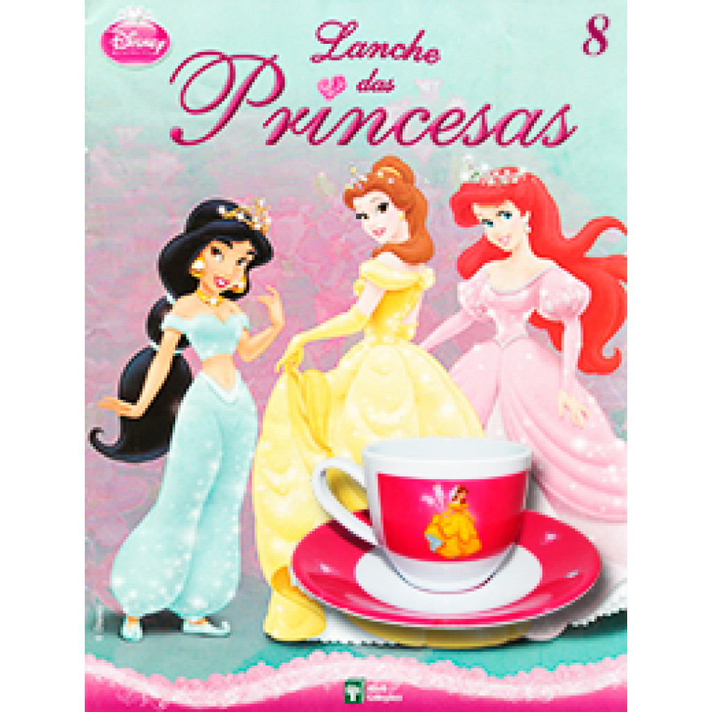 Col. Disney Princesas - Lanche das Princesas 8 (Xícara com pires)