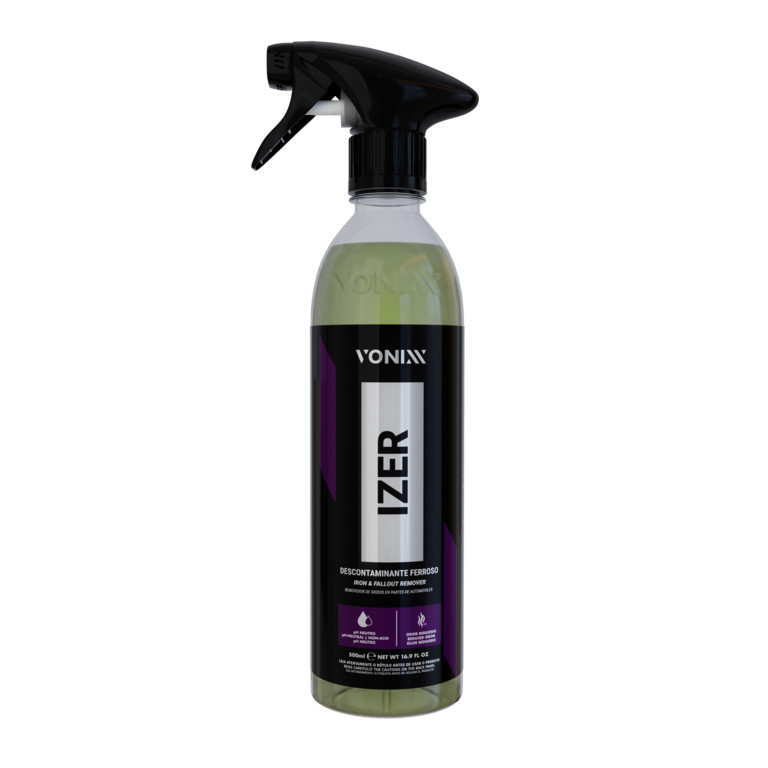 IZER 500ML DESCONTAMINANTE FERROSO , TIRA FERRUGEM, LIMPA RODAS , MOTOR VONIXX
