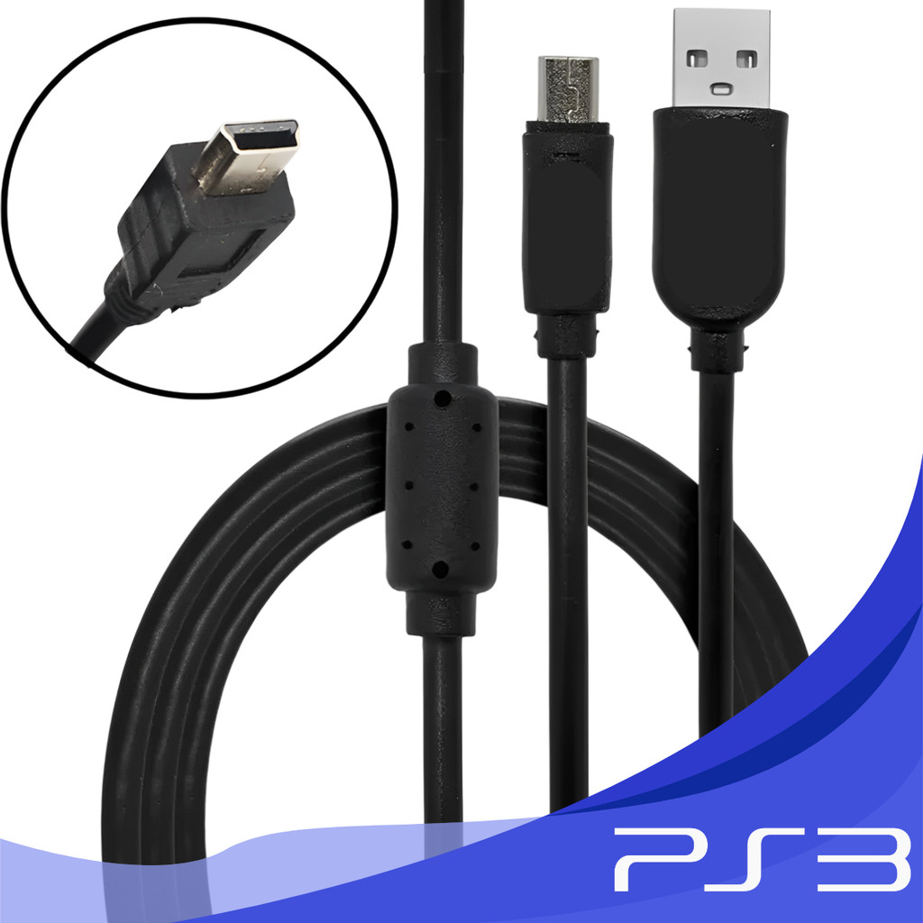 Cabo V3 Carregador Usb PS3 GPS Celular Antigo Câmera Digital Radio Som 1.5M Com Filtro