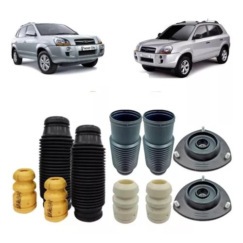 Kit Amortecedor Dianteiro e Traseiro Completo Tucson 2005/...Sportage 2004/2010 Santa Fé 2003/2005