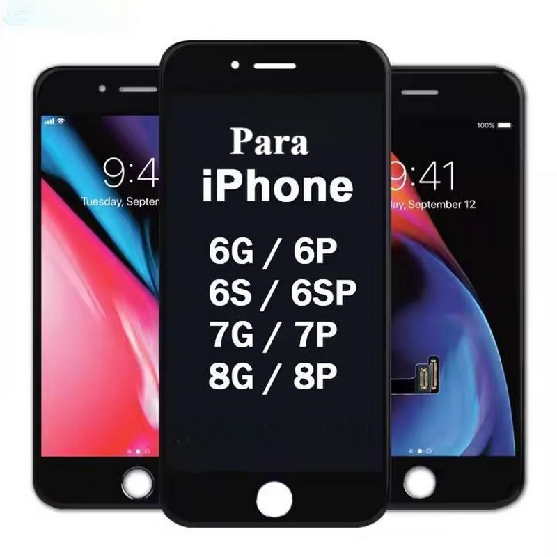 Tela Display Frontal Compatíve  Para iPhone 5G/5se/6/6s/6plus/6s plus/7/7plus/8/8plus Premium