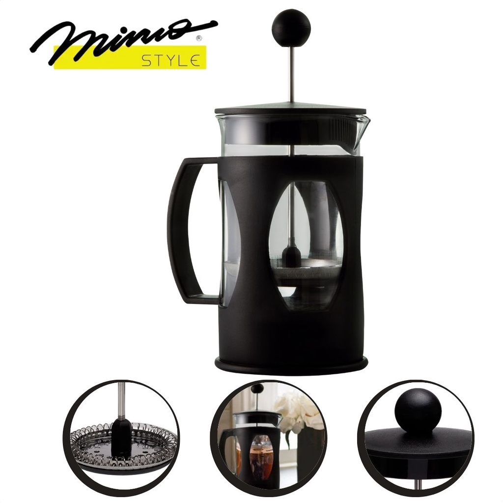 Cafeteira Prensa Francesa Borossilicato 600ml Mimo Style - Home & Living